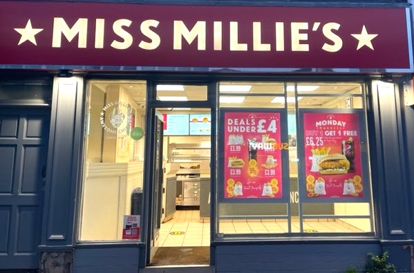 Front of Miss Millie's store in knowle