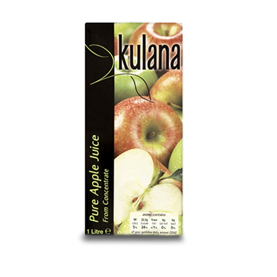 Carton of apple juice