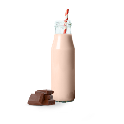 Deluxe chocolate milkshake