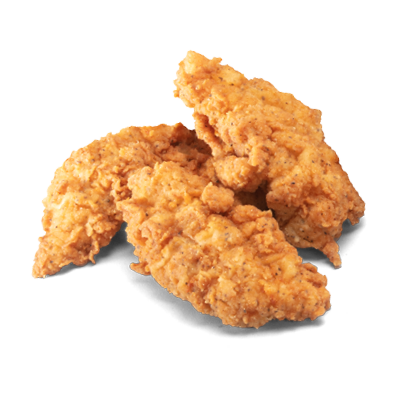 Three tenders coated in our signature classic breading.
