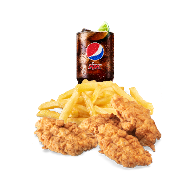 4 piece chicken tender meal for 1